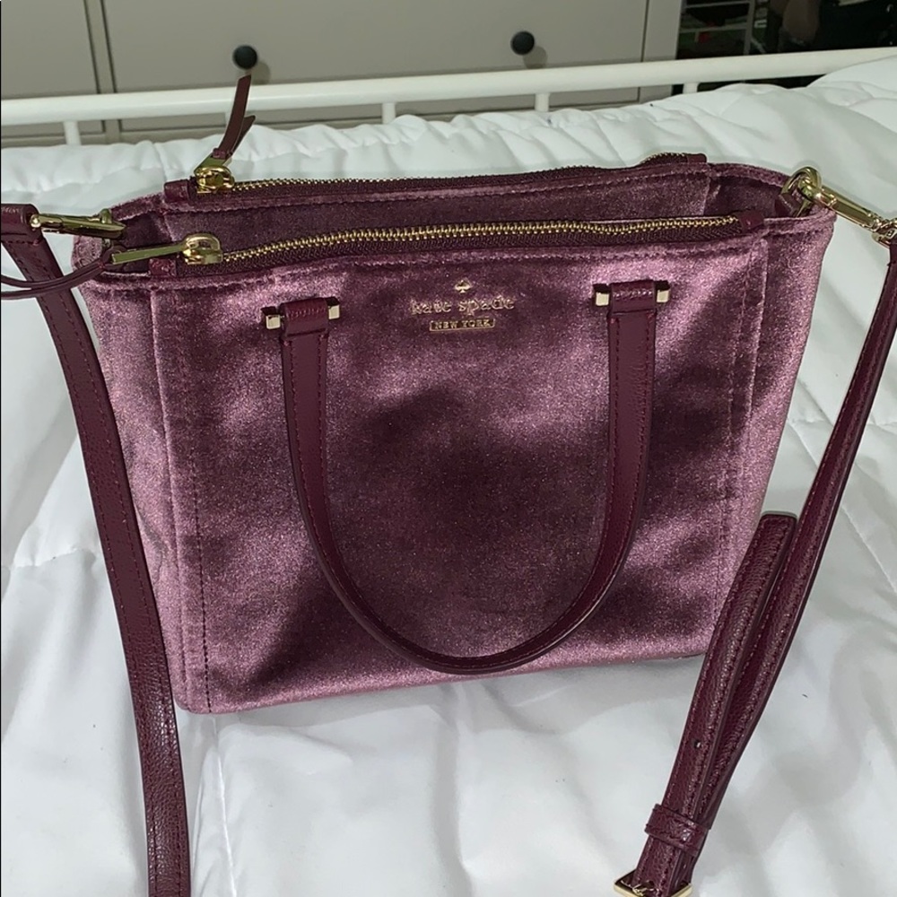 KATE SPADE DAWN PLACE VELVET MINI KONA CROSS BODY